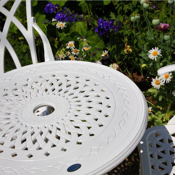 White_Ella_Bistro_Table_Cast_Aluminium_Garden_Furniture_3