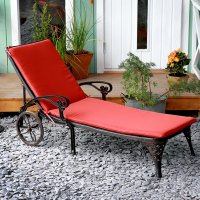 Voorvertoning: Terracotta garden sunlounger cushion 1